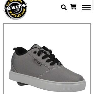 NWT grey Heelys women’s size 8 Pro 20
